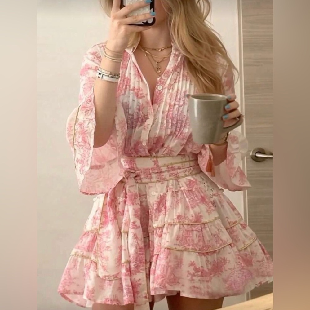 Floral Pink Dress - Picture 2 of 8